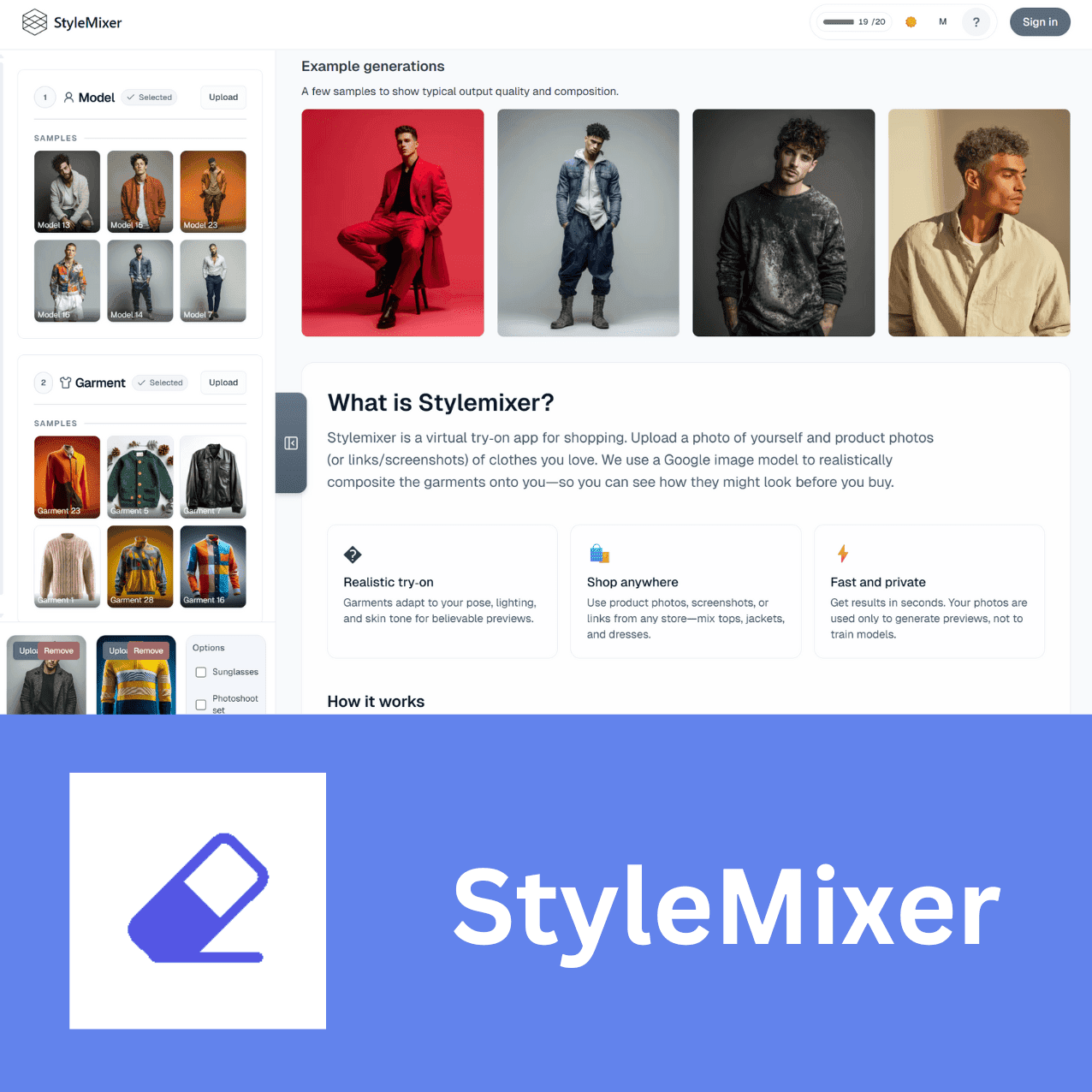 StyleMixer project image
